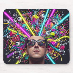 Mousepad Arte Pop Surrealista Psicodélica