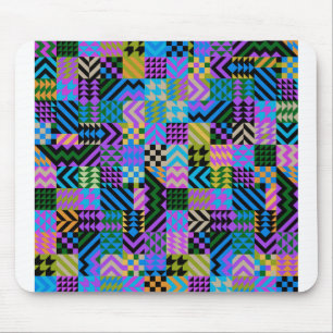 Mousepad Arte popular tribal - Azul