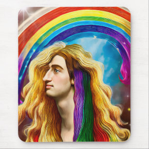 Mousepad Arte Rainbow Deity Man Of All love Fantasy