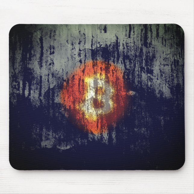 Mousepad Arte Resiliente Bitcoin (Frente)