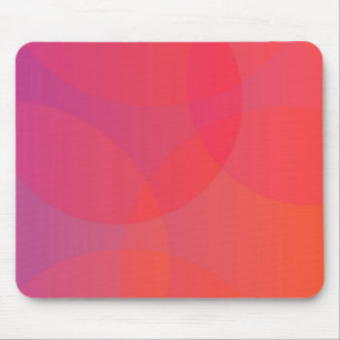 Mousepad Arte rosa, laranja, moderna, simples, legal, moder
