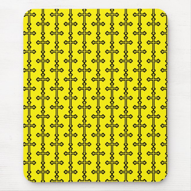 Mousepad Arte Simbolista Cristã Moderna Minimalista da Cruz (Frente)