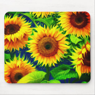 Mousepad Arte Sunflower