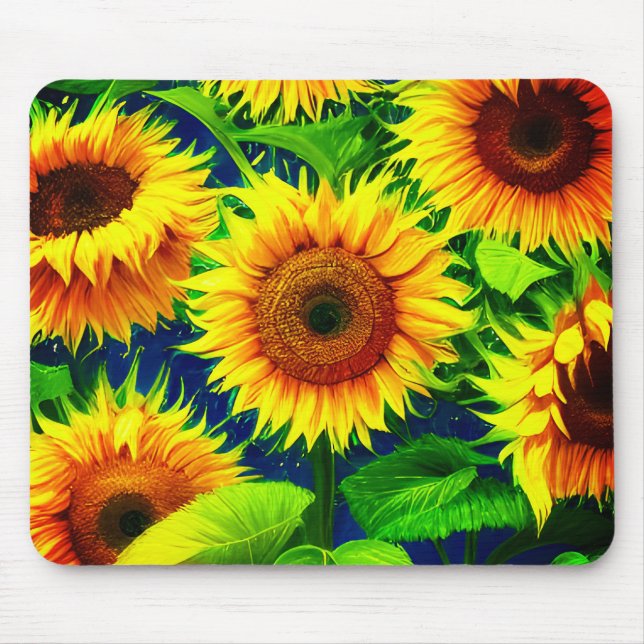 Mousepad Arte Sunflower (Frente)