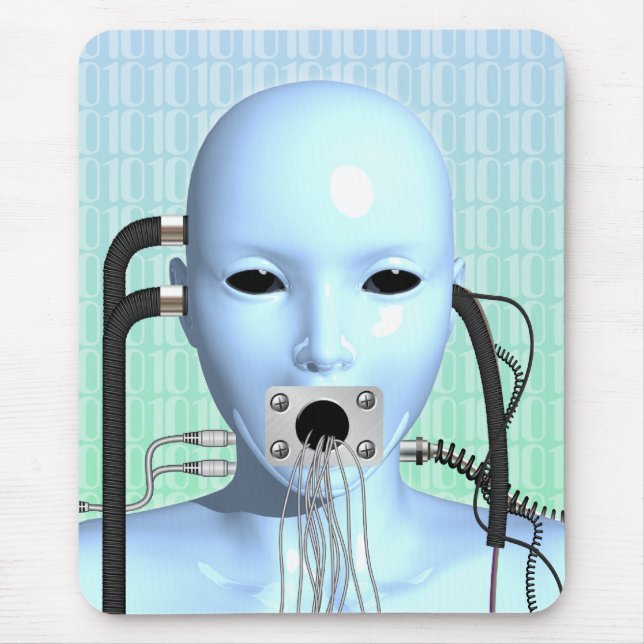 Mousepad Arte surreal moderna principal da Web (Frente)