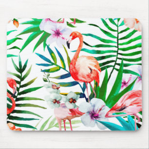Mousepad Arte tropical flamingo