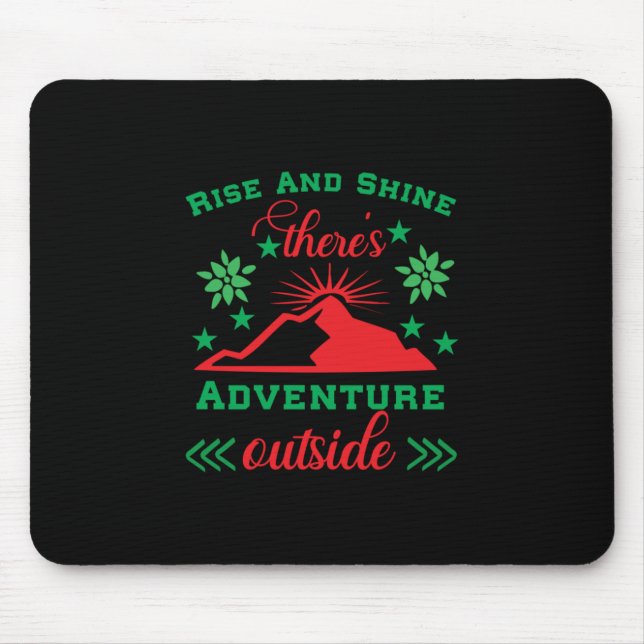 Mousepad Arte Xmas Há Aventura Fora (Frente)