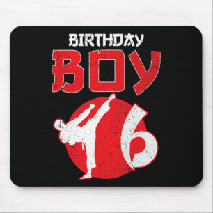 Mousepad Artes Marciais Aniversário de 6 Anos de Idade Kara