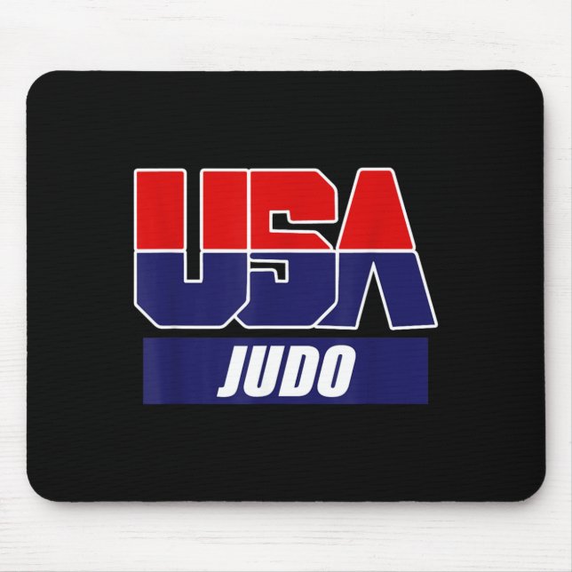 Mousepad Artes Marciais de Judô 2024 Equipe EUA (Frente)