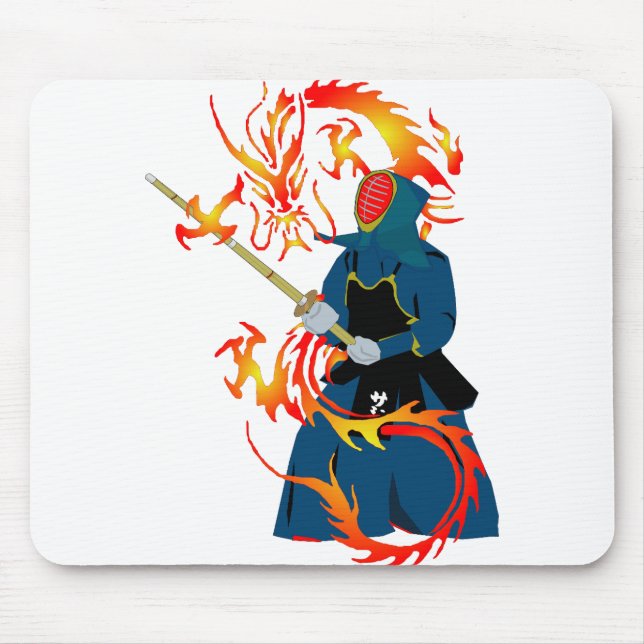 Mousepad Artes Marciais Hwa Rang Do Stick Fighting Dragon (Frente)