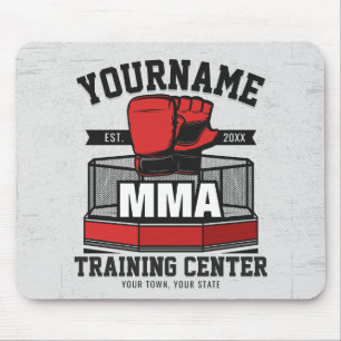 Mousepad Artes Marciais Mistas Misturas ADD NAME MMA Fight 