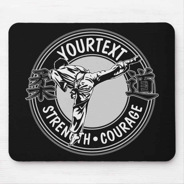 Mousepad Artes Marciais Personalizadas JUDO Japão Combate E (Frente)