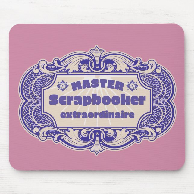 Mousepad Artesã de Álbum de Recortes (Frente)