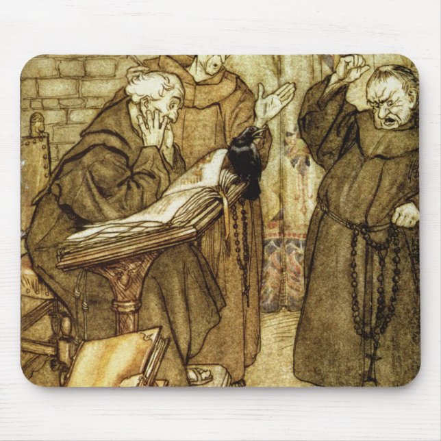 Mousepad Arthur Rackham |Illustration 'do Jackdaw do Rh (Frente)