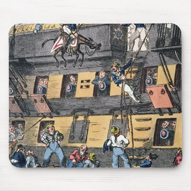 Mousepad Artilharia do vôo ou um fuzileiro naval de cavalo (Frente)