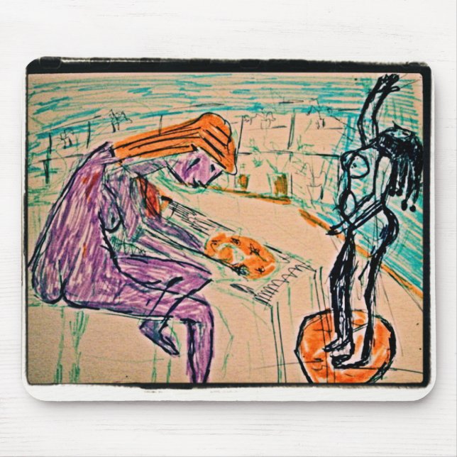 Mousepad Artista e Modelo (Frente)