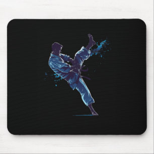 Mousepad Artista Marcial Dinâmico Chute de Karatê