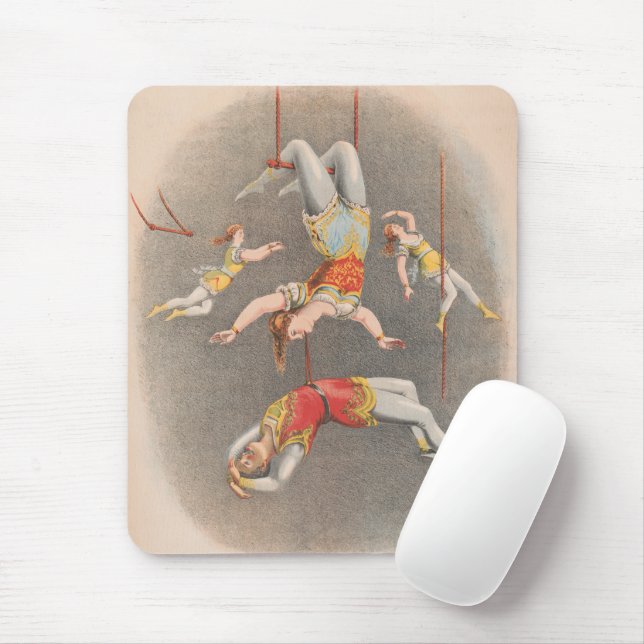 Mousepad Artistas De Trapeze Machos E Mulheres (Com mouse)