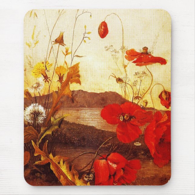 Mousepad Artistas Famosos 'Poppies' óleo na canvas (Frente)