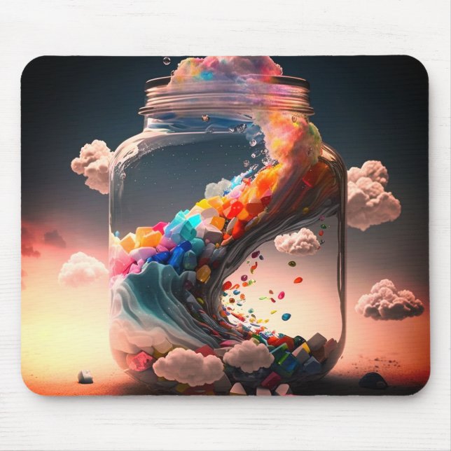 Mousepad Artsy Bottle (Frente)