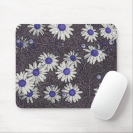 Mousepad Artsy Daisies