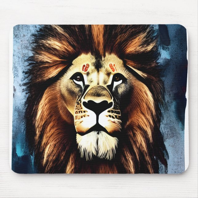 Mousepad Artsy Wild African Lion (Frente)