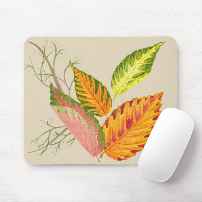 Mousepad Arty Autumn em um Pad de Mouse (Com mouse)