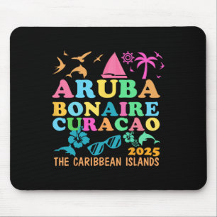 Mousepad Aruba Bonaire Curaçao 2025 Ilha Viagem Caribenha