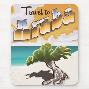 Mousepad Aruba Vintage viagem