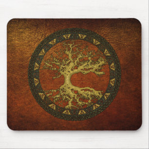 Mousepad Árvore Celta da Vida [Yggdrasil][Antiga]