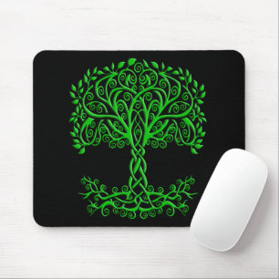 Mousepad Árvore Celta Verde Da Vida