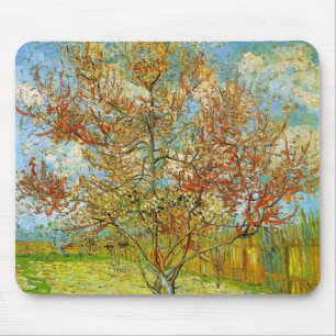 Mousepad Árvore cor-de-rosa no Flor por Vincent van Gogh