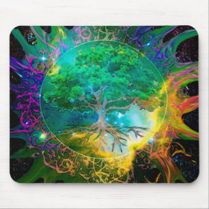 Mousepad Árvore da saúde e da vitalidade de vida