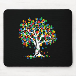 Mousepad Árvore Da Vida Autismo Sensibilização Mês Engraçad