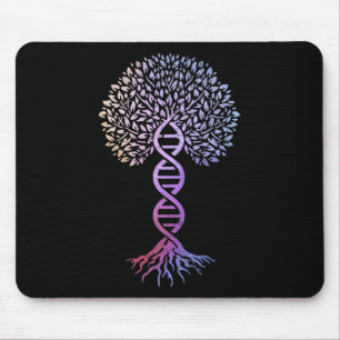 Mousepad Árvore da Vida Dna Science Genetics Earth Day