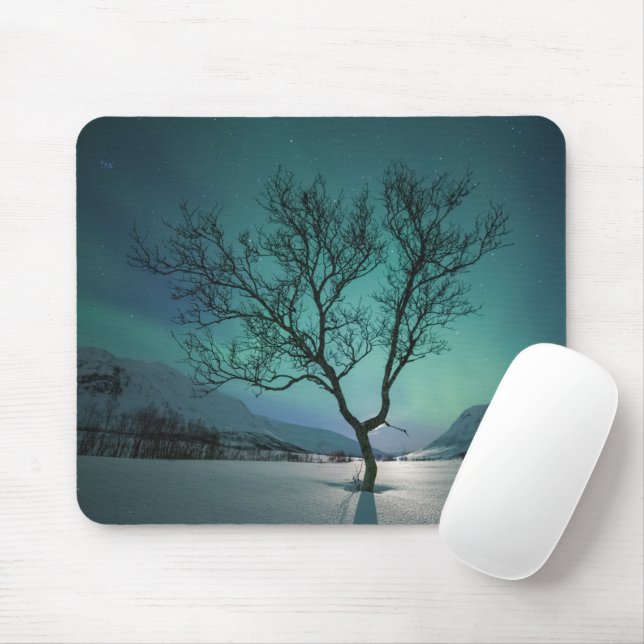 Mousepad Árvore das luzes do norte (Com mouse)