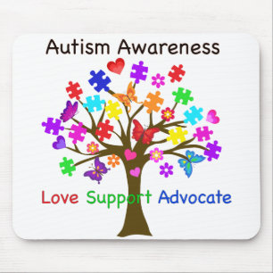 Mousepad Árvore de Consciência do Autismo