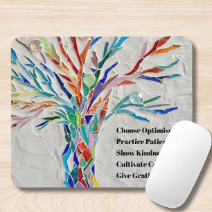 Mousepad Árvore de Cotação Motivacional Inspiracional