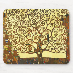 Mousepad Árvore de Gustavo Klimt do tapete do rato da vida