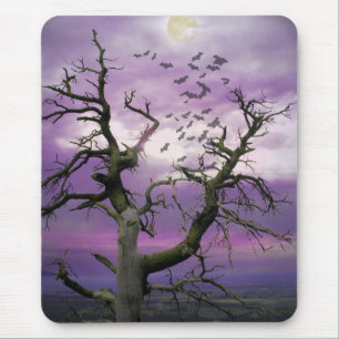 Mousepad Árvore de Halloween