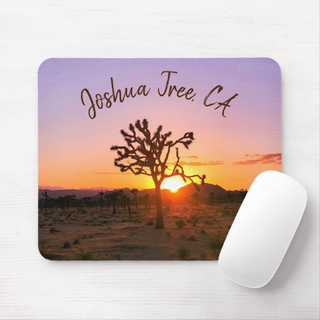 Mousepad Árvore de Joshua Laranja Púrpura de Foto Personali (Com mouse)