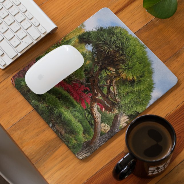 Mousepad Árvore de Mapeamento Japonês Preto e Vermelho (In Situ)