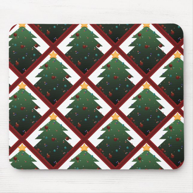 Mousepad Árvore de Natal (Frente)