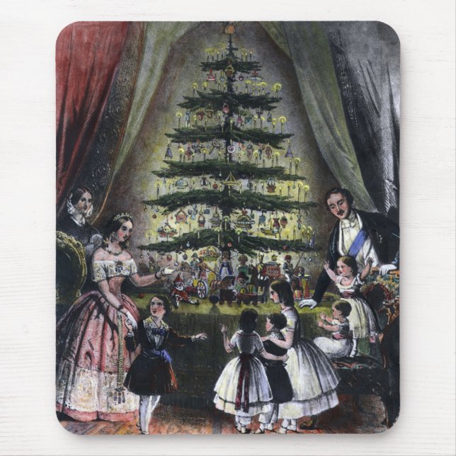 Mousepad Árvore de Natal da Rainha Victoria (Frente)