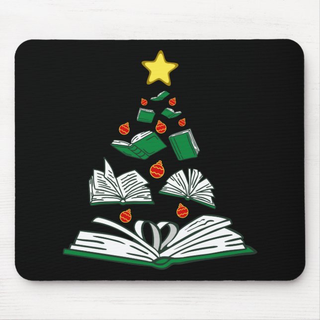 Mousepad Árvore de Natal de Bookie III (Frente)