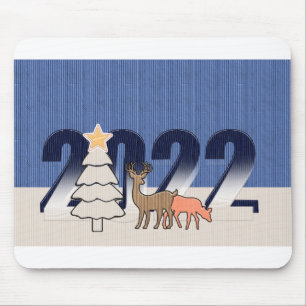 Mousepad Árvore de Natal de Dia do ano novo de Natal, vead