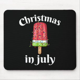 Mousepad Árvore De Natal De Sorvete De Natal Em Julho Verão