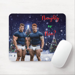 Mousepad Árvore de Natal decorada de SlipperyJoe