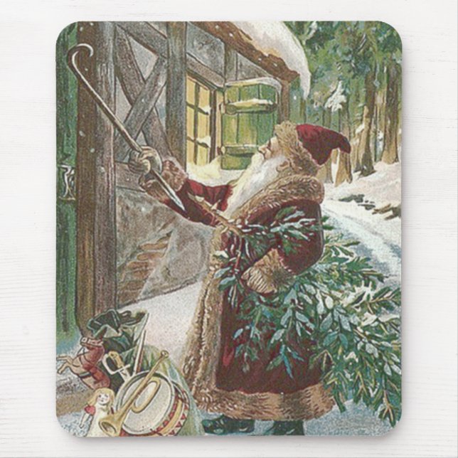 Mousepad Árvore de Natal do Papai Noel Saco de Brinquedos C (Frente)