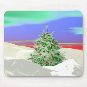 Mousepad Árvore de Natal dos corações